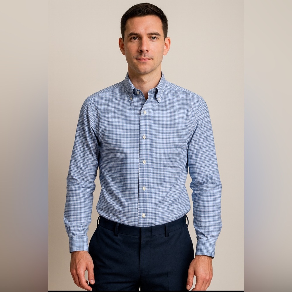 Brooks Brothers Milano The Original Polo  100% Supima Cotton Shirt.  Size-15-35